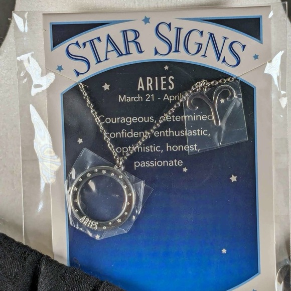 NWT Quotes by Izzy and Oliver Stainless Steel Aries Pendant Necklace - Picture 2 of 2